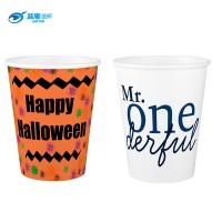 custom made logo printed cold drink paper cups