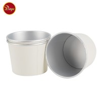 Custom printed 4oz disposable packaging ice cream paper aluminium cups